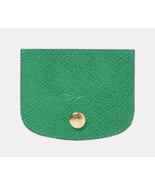 Longchamp Epure Leather Flap Card Case Holder ~NIP~ Green - $84.15