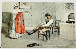 Tuck Oilette Series The Gentle Art of Making Love, A Girl in Need.. Postcard I10 - £4.71 GBP