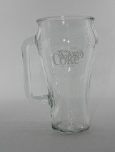 Clear Coca Cola Drinking Glass With Handle Libbey Canada 6 On Bottom - $8.99