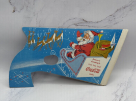 VTG Coca-Cola Santa Claus Season's Greeting's Christmas Snap Paper Toy Gun 1954 - $16.35