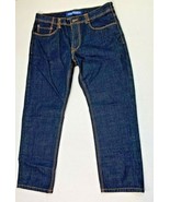 Byn Dynasty Mens Sz 36 x 30 Straight Fit Dark Denim Jeans  - $282.69 MXN