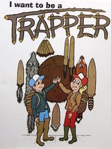 Book-Winkler- &quot;I Want To Be A Trapper Coloring Book&quot;  Traps Trapping Duke - £9.33 GBP