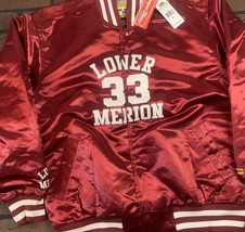 Kobe Inférieur Merion Headgear Classics Streetwear Rouge Veste ~ Jamais ... - $145.58