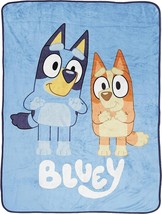 Bluey and Bingo Heeler Pups Plush Minky Fleece Blanket Throw 46&quot; X 60&quot; - $437.36 MXN