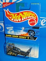 Hot Wheels 1996 Dark Rider Series II #400 Big Chill Mtflk Black Malaysia Base - £2.34 GBP