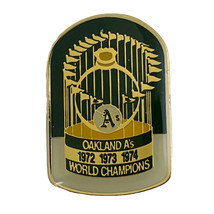 Oakland A’s Athletics 1972 1973 1974 World Series Champs Lapel Pin MLB Baseball - £6.25 GBP