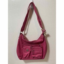 Treviso Hot Pink Faux Leather Crossbody Handbag Soft Lightweight Purse - £11.98 GBP