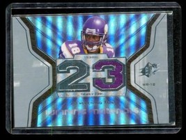 2007 Spx Winning Materials Relic Holo Football Card WR-18 Sidney Rice Vikings - £6.72 GBP