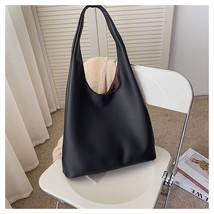 Igh capacity pu leather bags for women 2021 autumn winter trend branded ladies shoulder thumb200