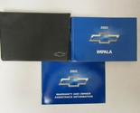2002 Chevrolet Impala Owners Manual [Paperback] Chevrolet - $18.60
