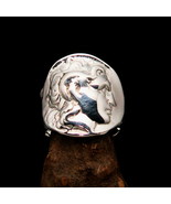 Mirror polish Men&#39;s Greek Tetradrachm Ring Alexander the Great - Sterlin... - £65.47 GBP