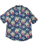 IZOD Big and Tall Mens Short Sleeve Moisture Wicking Button-Down Shirt 2... - €22,06 EUR