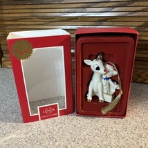 Lenox Rudolph And Charlie In The Box Ornament Rudolph The Red Nosed Rein... - £41.75 GBP
