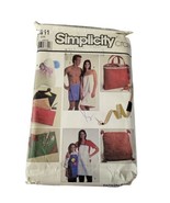 Vtg Simplicity Sewing Pattern 8411 Crafts Apron Bath Wrap Tote +6 More - $6.99