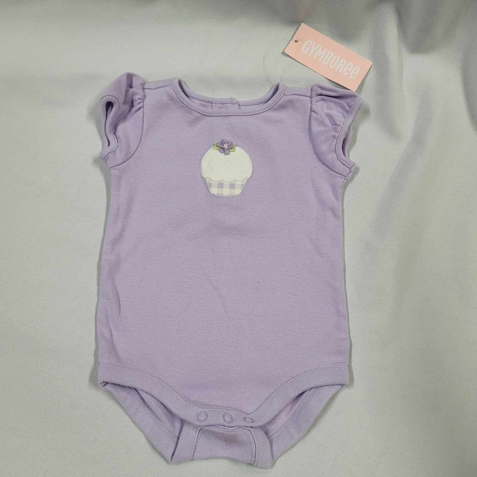 Vintage Gymboree Purple Cupcake Easter 2010 Bodysuit NEW NWT 0-3 Baby Girl - $19.79