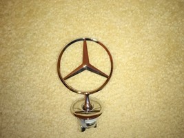 For Mercedes-Benz Front Hood Ornament Slanted Star Logo Badge Emblem  CES - £22.95 GBP