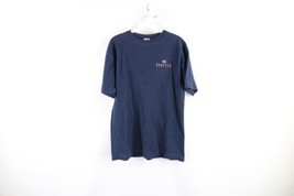 Vtg 90s Streetwear Mens Medium Faded Spell Out Seattle Washington T-Shirt USA - £27.55 GBP