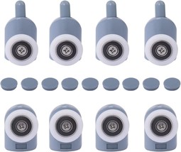 Atoplee 8Pcs Shower Door Rollers(4Upper Rollers And 4 Bottom Rollers),, 23Mm - £28.27 GBP