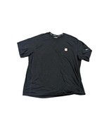 Men&#39;s Carhartt Force 3XL T-shirt Relaxed Fit Black With Pocket Mint Cond... - $347.97 MXN