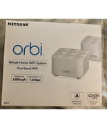 Netgear Orbi Whole Home  Mesh WiFi System (2-pack) Dual-Band 3,000 sqft - £100.98 GBP