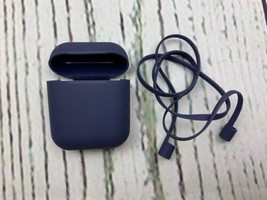 dark blue Ear Buds Case Protective Silicone Cover and Skin - £14.83 GBP