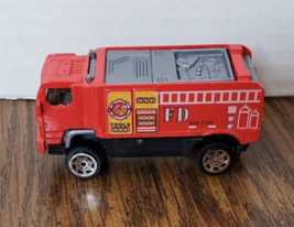 Diecast Model Red Fire Department Fire Truck Unbranded - $2.96