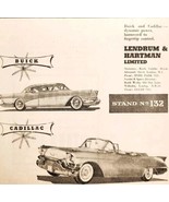 1957 Lendrum &amp; Hsrtman Buick Cadillac Dealer Import Advertisement Autoca... - $29.99