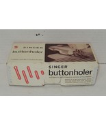 Vintage Singer Buttonholer And Templates Model 489510 Vertical - $24.70