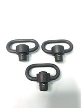 QTY-3! QD Sling Swivel 1.25 inch D Ring Quick Release Push Button Attach... - $13.75