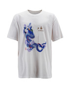 Men&#39;s 100% Cotton Shanghai China Tee Dragon Art T-Shirt w/ Defect XXL - £7.89 GBP