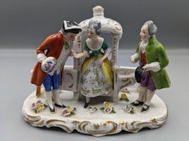 1871s Antique German Goebel The Carriage Porcelain Figurine Marked Very Rare - £95.38 GBP