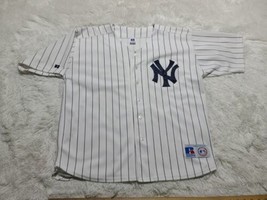 Russell Athletic New York Yankees Pinstripe Jersey Blank XL Made in Canada VTG - £25.36 GBP