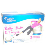 Weight Watchers Belly,Butt &amp; Thighs Kit Stability Ball 3 Complete Workouts - £18.76 GBP