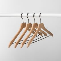 Brightroom Wood Suit Hangers 4pk Natural Non-Slip Wooden Clothes Hangers - $241.10 MXN Brightroom Wood Suit Hangers 4pk Natural Non-Slip Wooden Clothes Hangers - $241.10 MXN