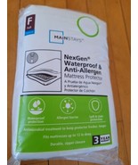 Mainstays NexGen Waterproof Anti-Allergen Full Zip Mattress Protector 54W X 75"L - $6.35
