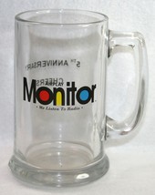 Vintage 1998 Billboard Airplay Monitor Magazine 5th Anniversary Glass Beer Mug - £19.50 GBP
