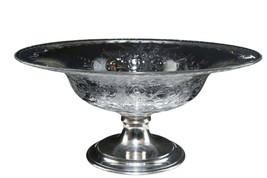 Hawkes Sterling Base Cut Glass Centerpiece compote - $445.50