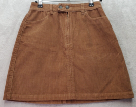Hollister Skirt Womens Size 1 Brown Corduroy 100% Cotton Pockets Ultra High Rise - £18.15 GBP
