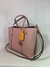 NWT Tory Burch Pink Moon Small Perry Triple Compartment Tote $298 - £236.30 GBP