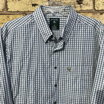 Antigua Men&#39;n XL Green Plaid Milwaukee Bucks Button Down Collar Dress Shirt NWT - £30.99 GBP