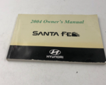 2004 Hyundai Santa FE Owners Manual OEM K04B18054 - $14.84