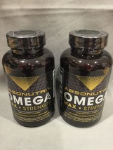2  Absonutrix Omega 3 Max Strength Fish Oil Pharmaceutical Grade 60 Softgels - $34.55