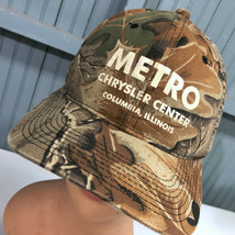 Metro Chrysler Center Camo Hunting Columbia Illinois Snapback Baseball Cap Hat - £13.02 GBP