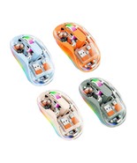 Anymob Mouse Transparent Type C Wireless Bluetooth Tri Mode with Mute LE... - €40,08 EUR