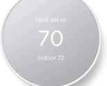 Google Nest Smart Thermostat, Snow - GA01334-US - $92.00