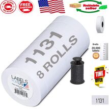 20,000  Price Labels for Monarch 1131 Gun - 8 Rolls, Ink Roller Included - $45.53