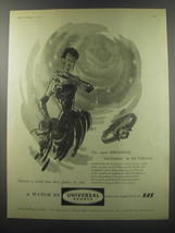 1955 Universal-Geneve Watches Advertisement - The most personal mechanism - £14.89 GBP