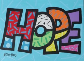 Valter Morais Hope Original Acrylic on Canvas Britto Style - $297.00