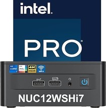 Intel Nuc 12 Pro Mini Pc Kit Nuc12Wshi7 (12-Core I7-1260P 32Gb Ram 1Tb Ssd Iris  - £1,159.82 GBP