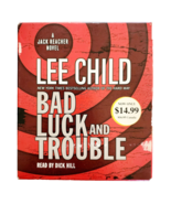 2007 Lee Child Bad Luck &amp; Trouble Audio Book On CD Jack Reacher Dick Hil... - $28.05 CAD